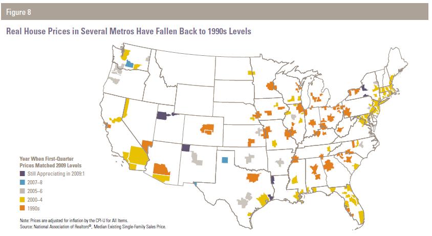 Real House Prices in Metro Areas